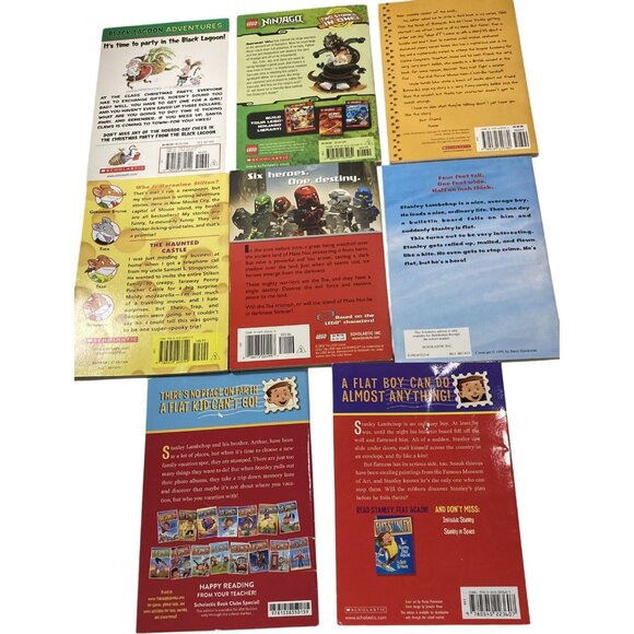 20 Horrible Harry Black Lagoon Flat Stanley Lego Ninjago Series Chapter Book Lot - Picture 5 of 7